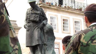 Photo of Núcleo de Viseu leva antigos combatentes a desfilar junto à estátua do Soldado desconhecido